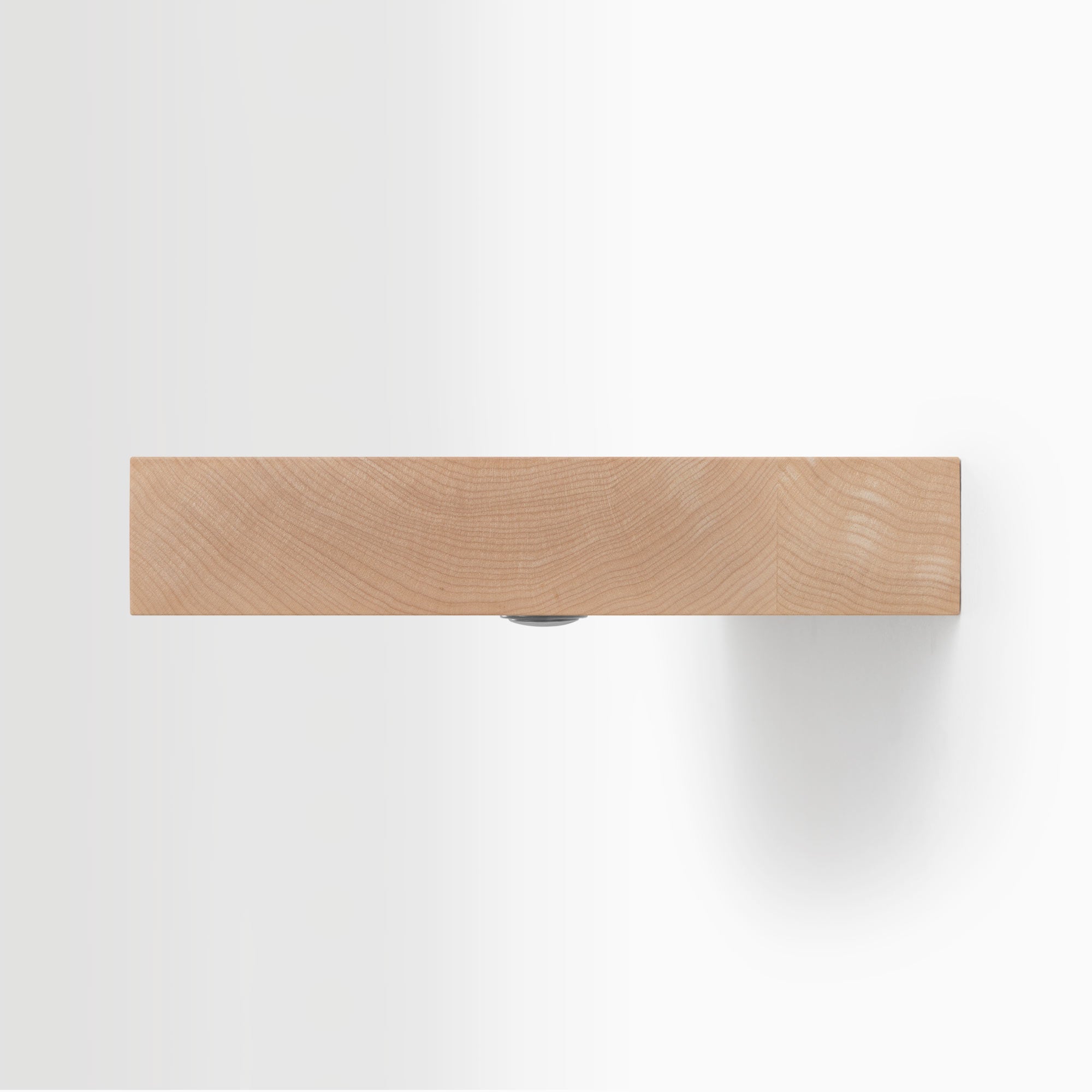 Aksel LED Maple Floating Shelf