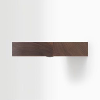 Led Floating Sign Walnut LED Floating Shelf | Aksel by Shelfology