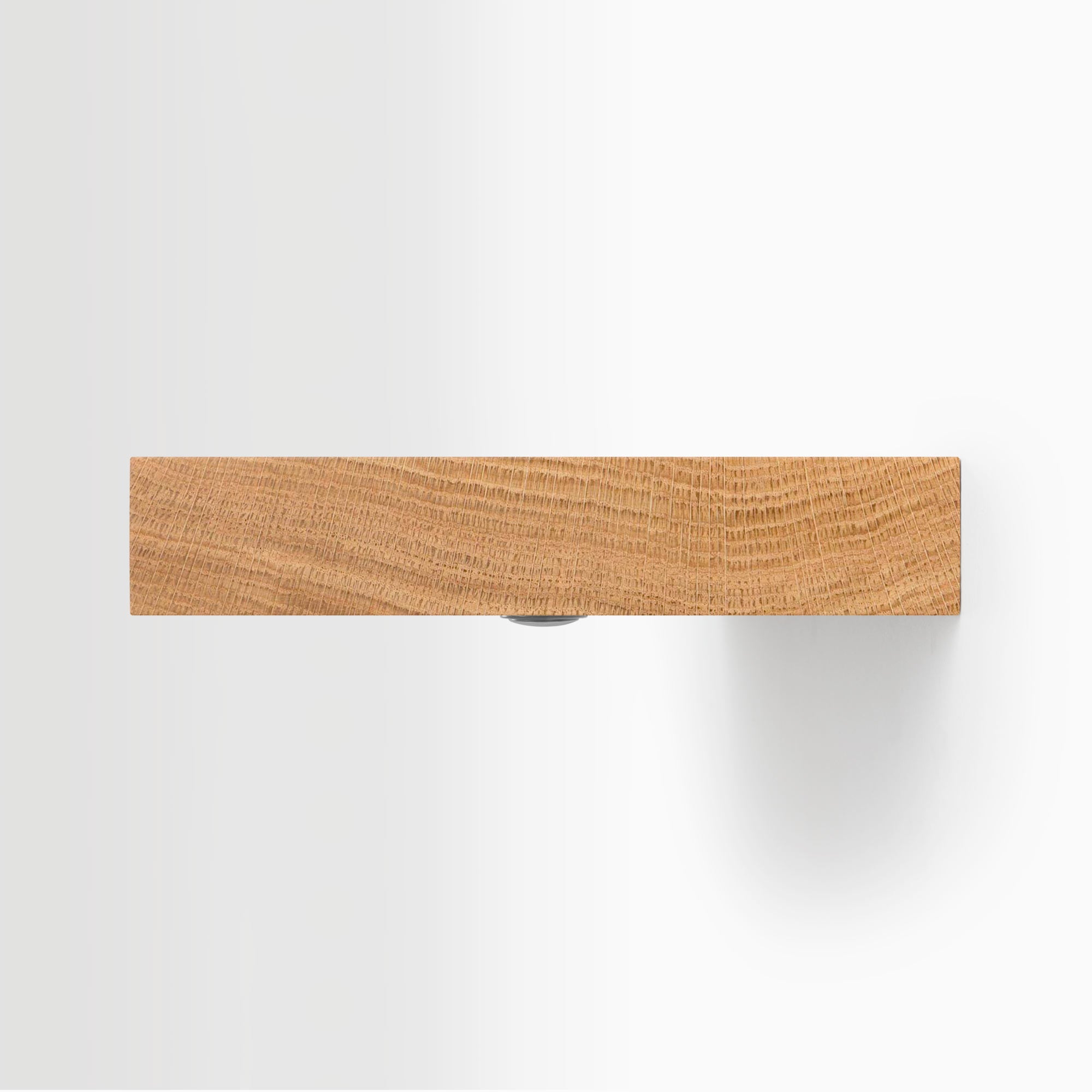 Aksel LED White Oak Floating Shelf