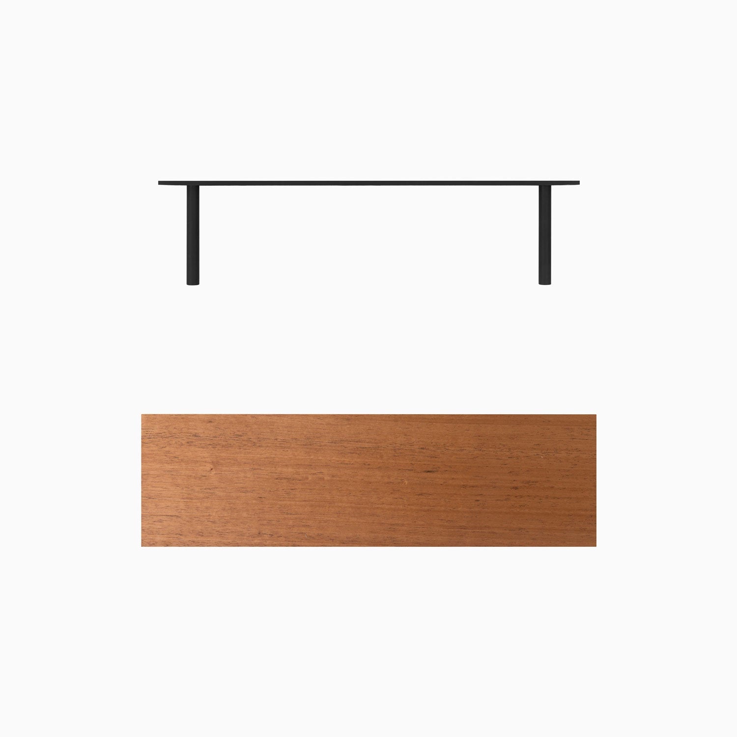 Aksel Mahogany Floating Shelf