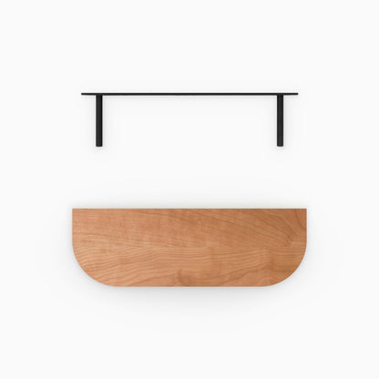 Aksel RADius Cherry Floating Shelf