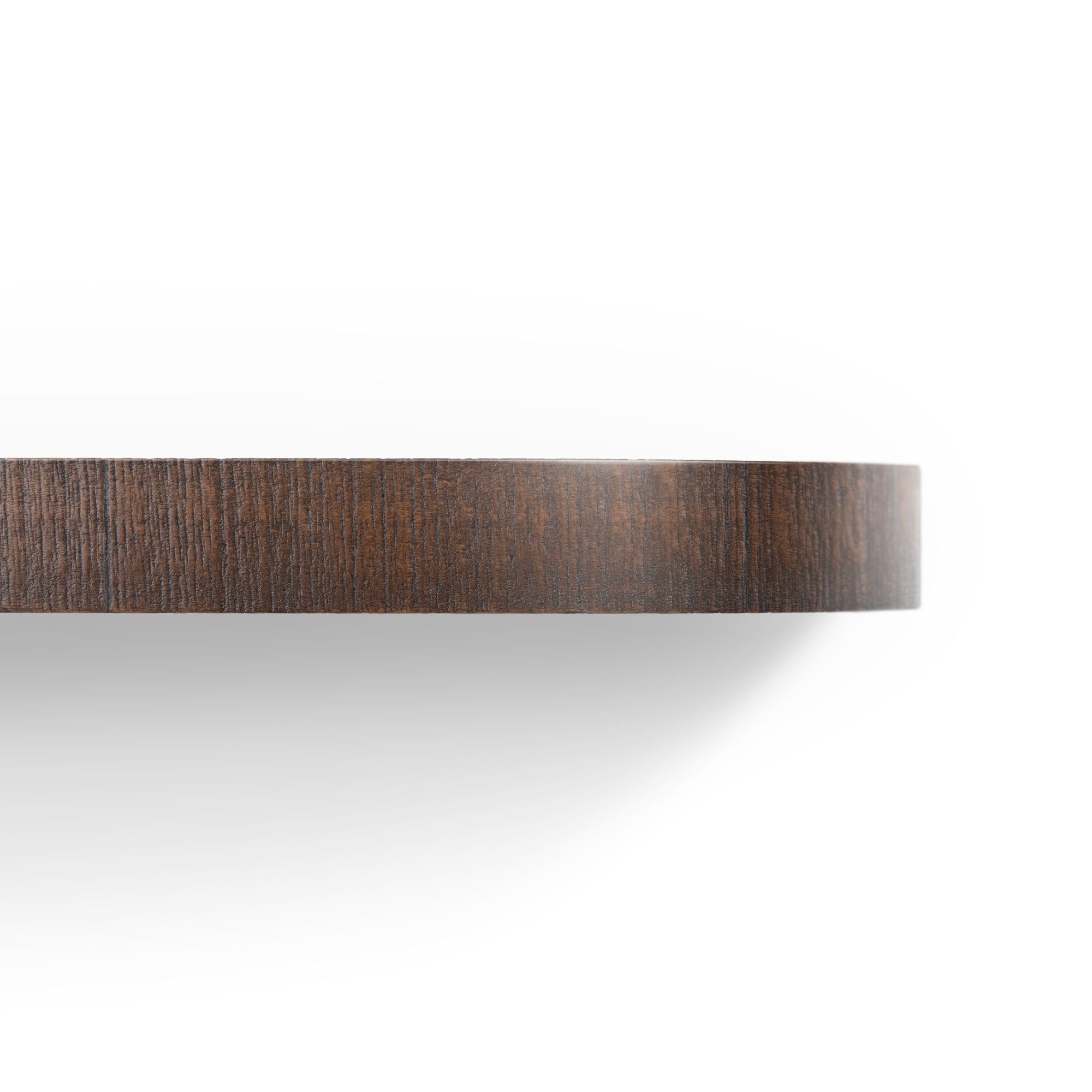 Aksel RADius Espresso Rustic Floating Shelf