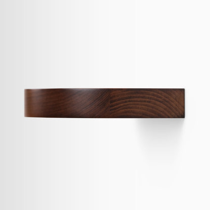 Aksel RADius Espresso Floating Shelf