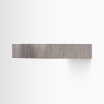 Aksel RADius Hatch Grey Rustic Floating Shelf