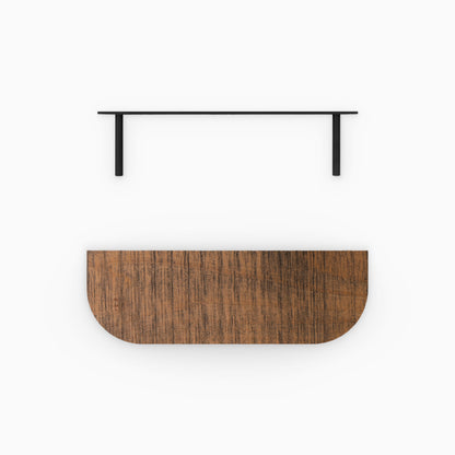 Aksel RADius Nutmeg Rustic Floating Shelf