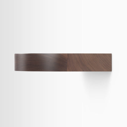 Aksel RADius Walnut Floating Shelf