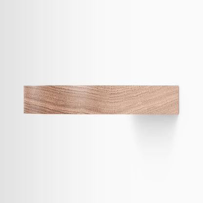 Aksel RADius Glazed White Oak Floating Shelf