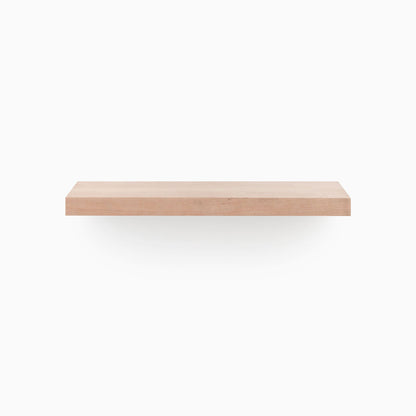 Aksel Unfinished Cherry Floating Shelf