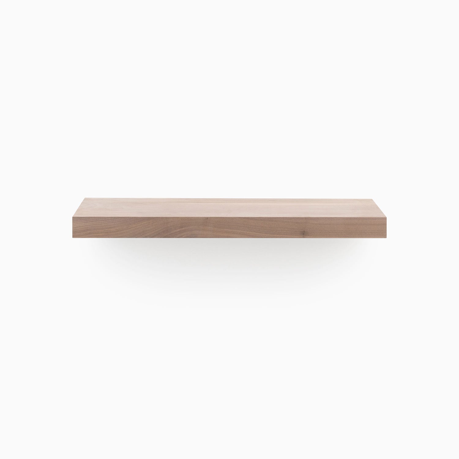 Aksel Unfinished Walnut Floating Shelf