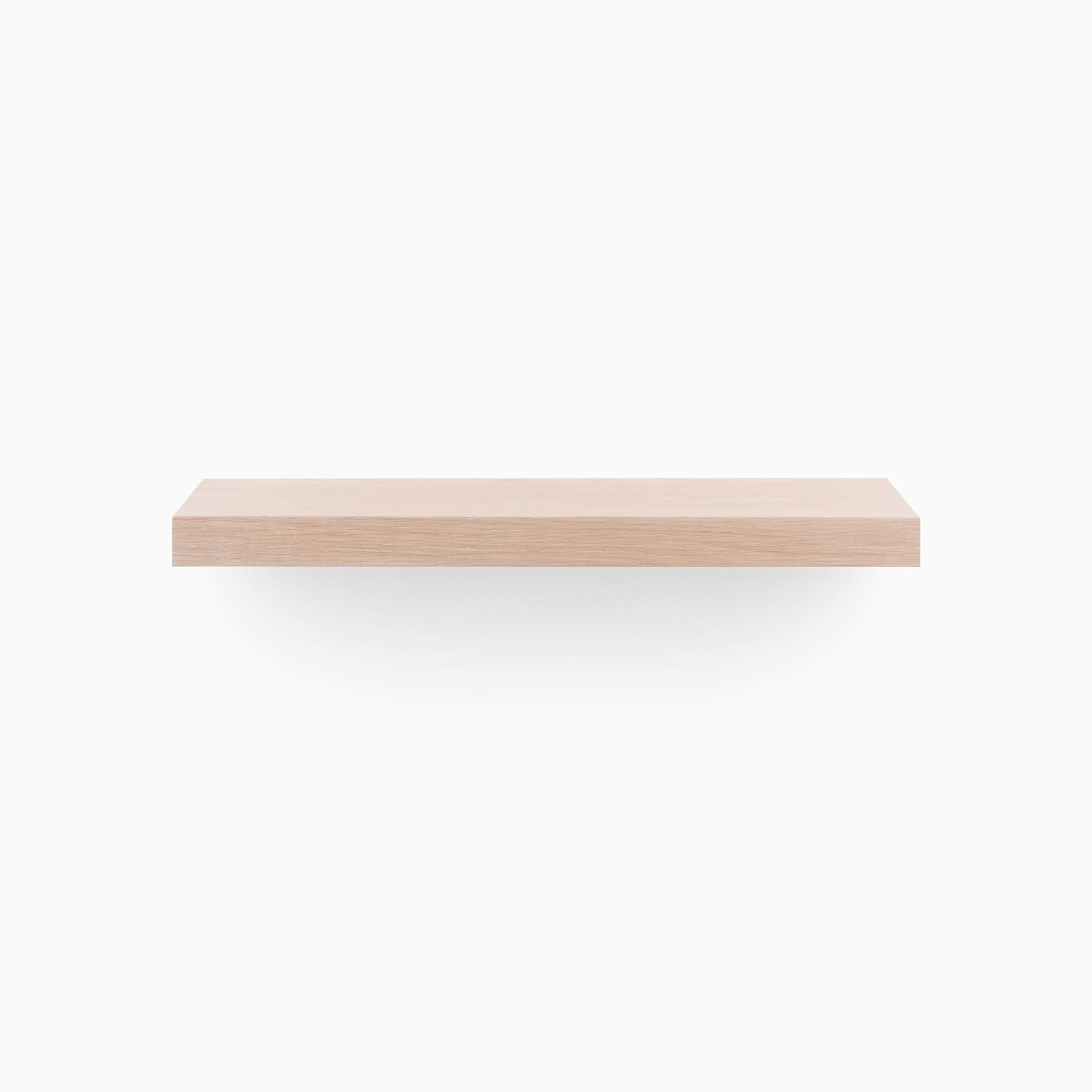 Aksel Unfinished White Oak Floating Shelf