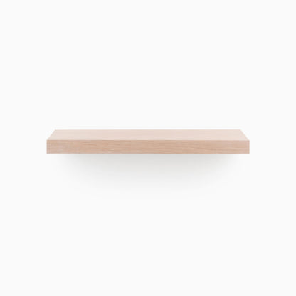 Aksel Unfinished White Oak Floating Shelf