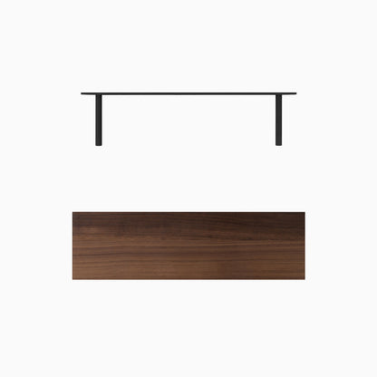 Aksel Walnut Floating Shelf