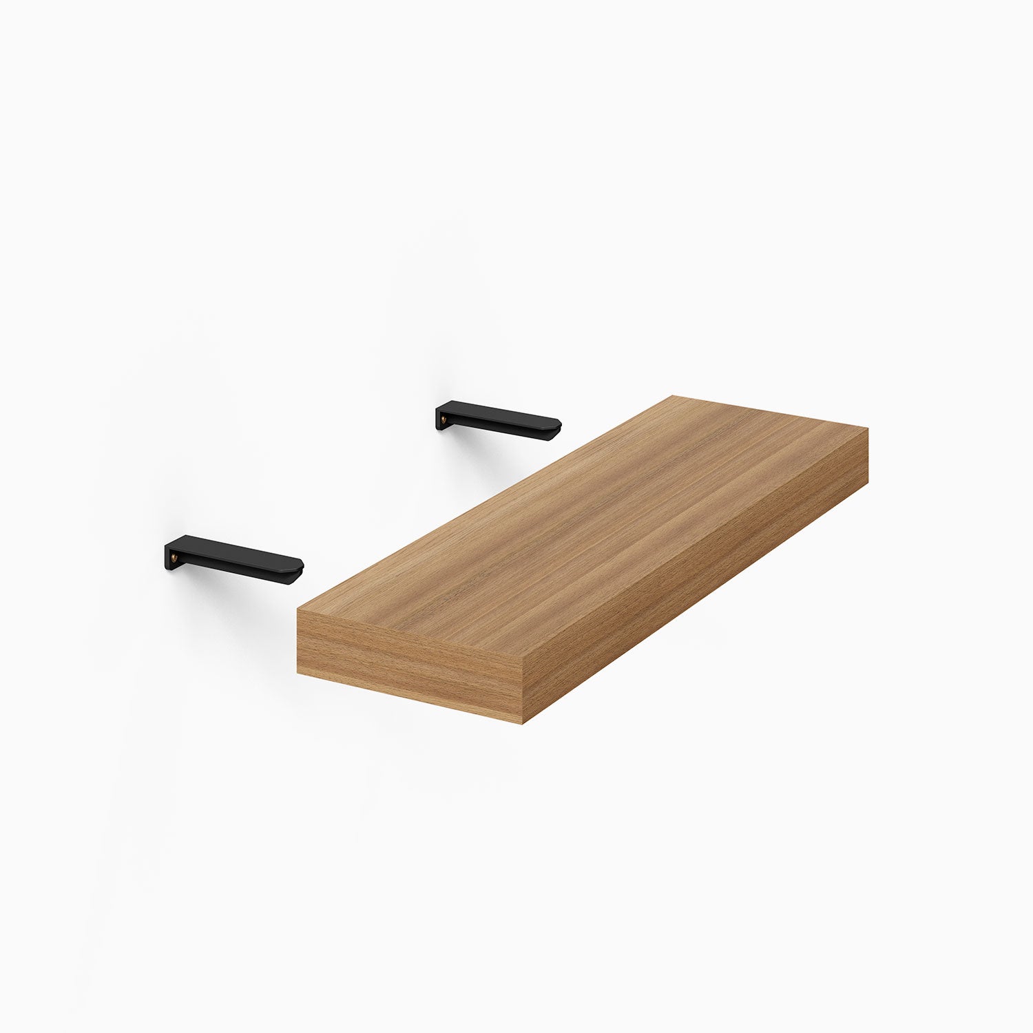 Aksel Hollow Core Single Rod Floating Shelf Bracket