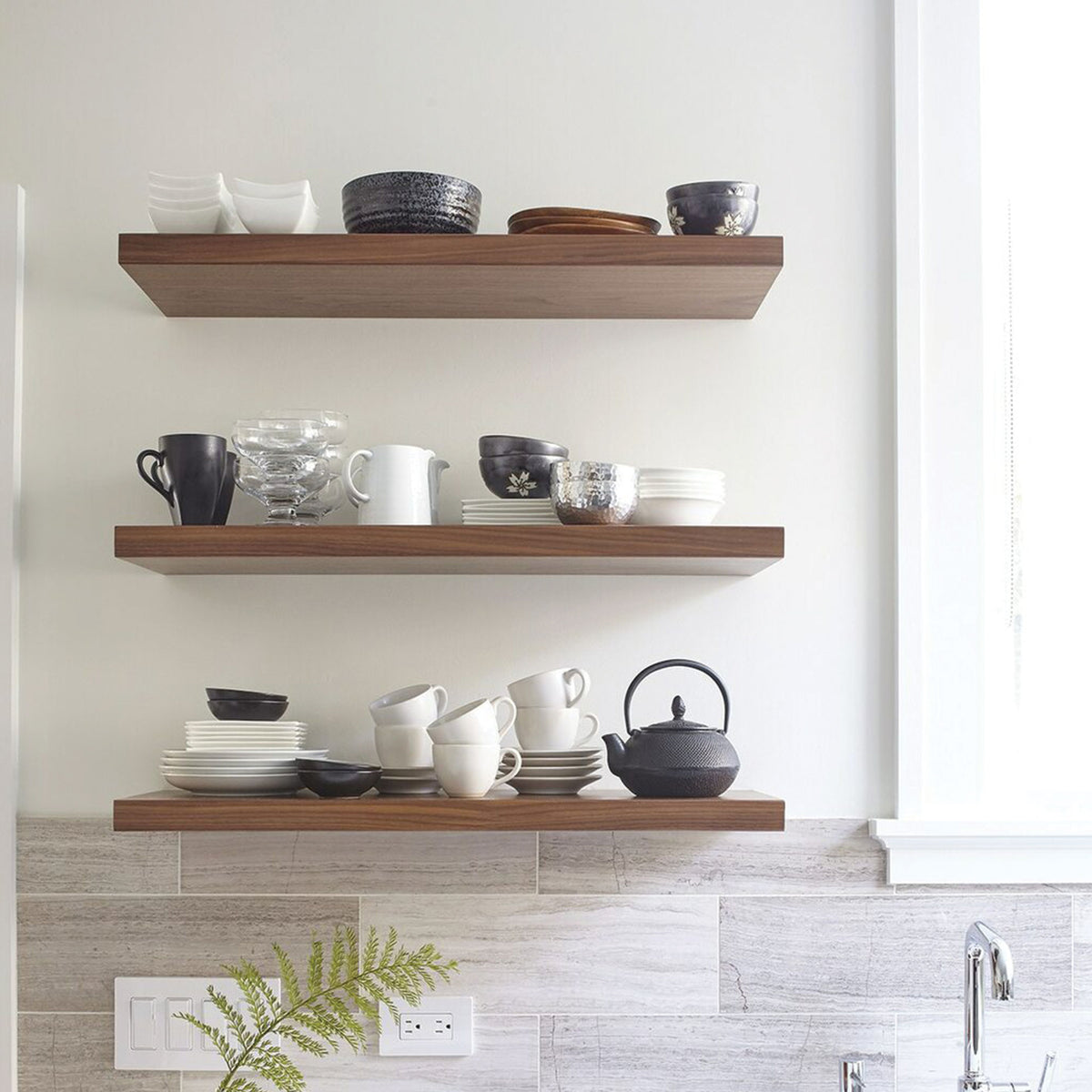 Aksel HD Floating Shelf Brackets | Shelfology®