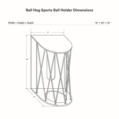 Ball Hog Basketball Shelf