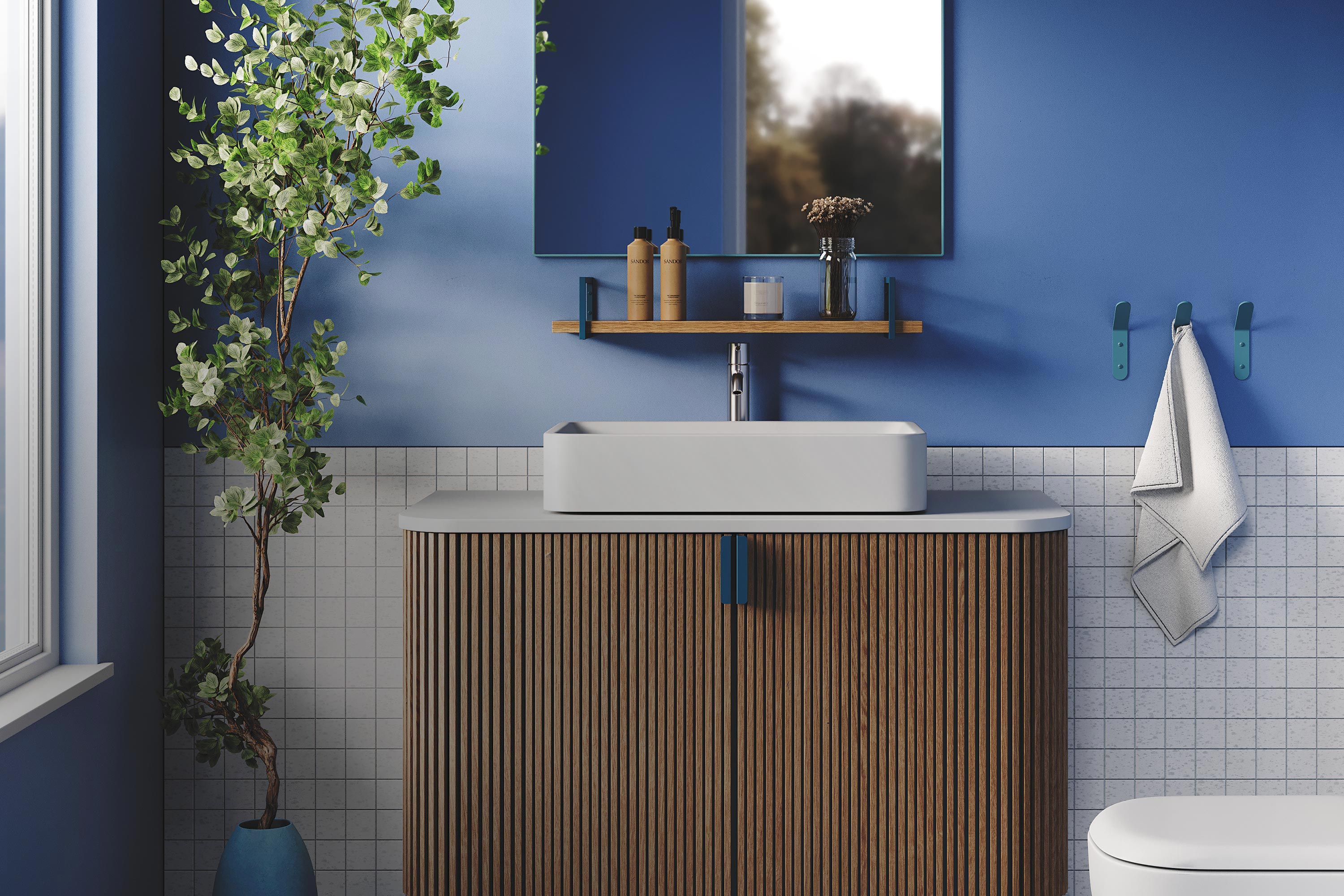 Blue Shelves & Displays Made to Flex, Flow, and Play – Shelfology