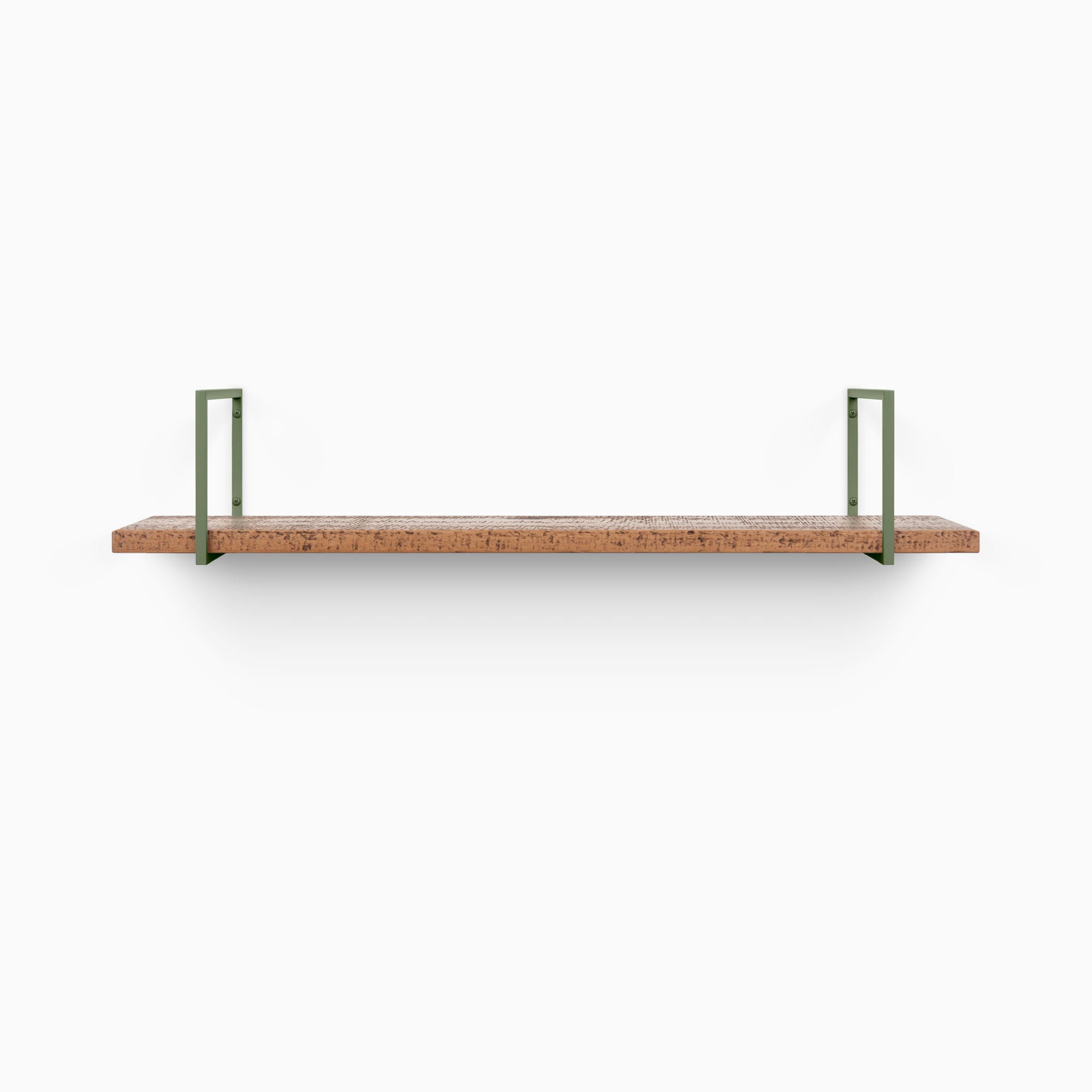 Bart Nutmeg Rustic Wall Shelf