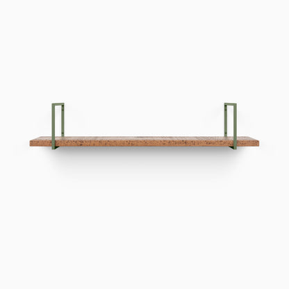 Bart Nutmeg Rustic Wall Shelf