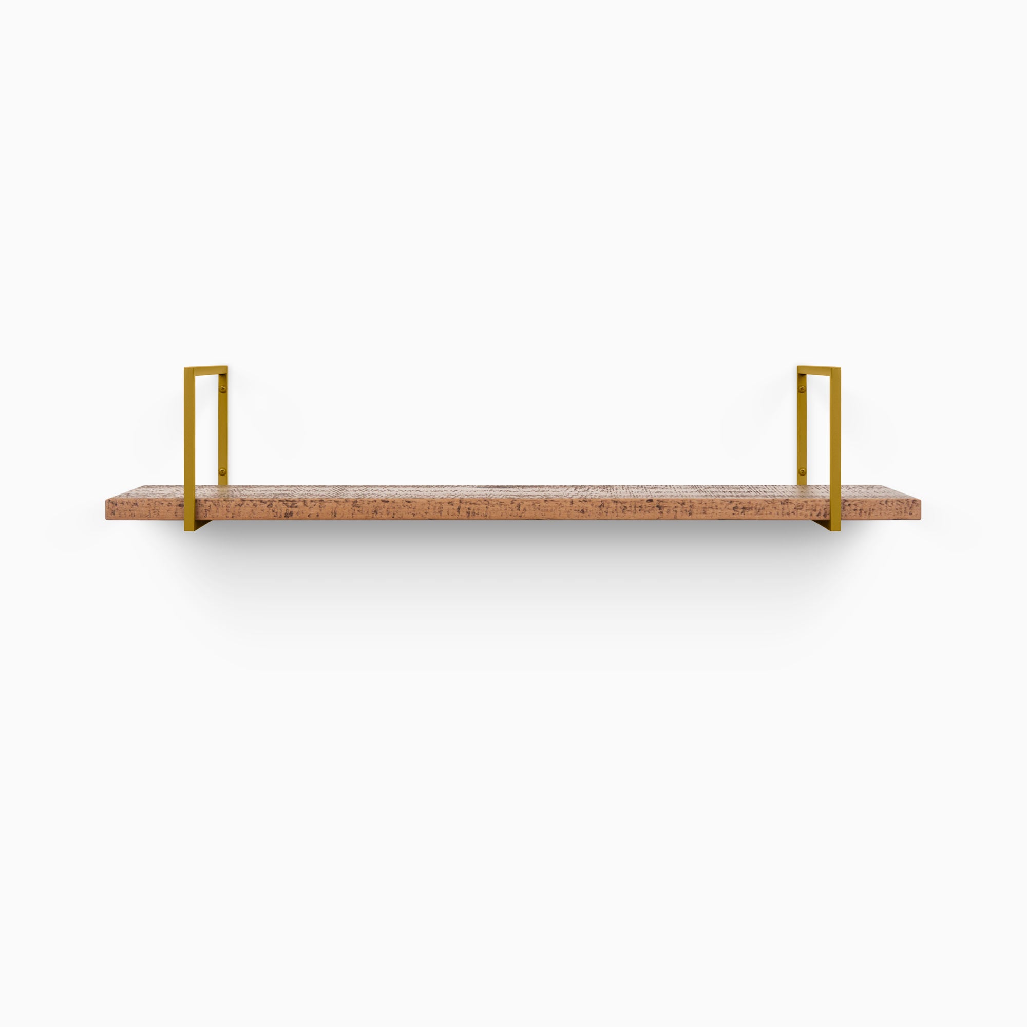 Bart Nutmeg Rustic Wall Shelf