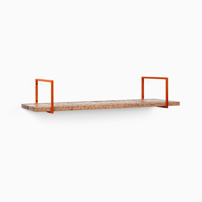 Bart Nutmeg Rustic Wall Shelf