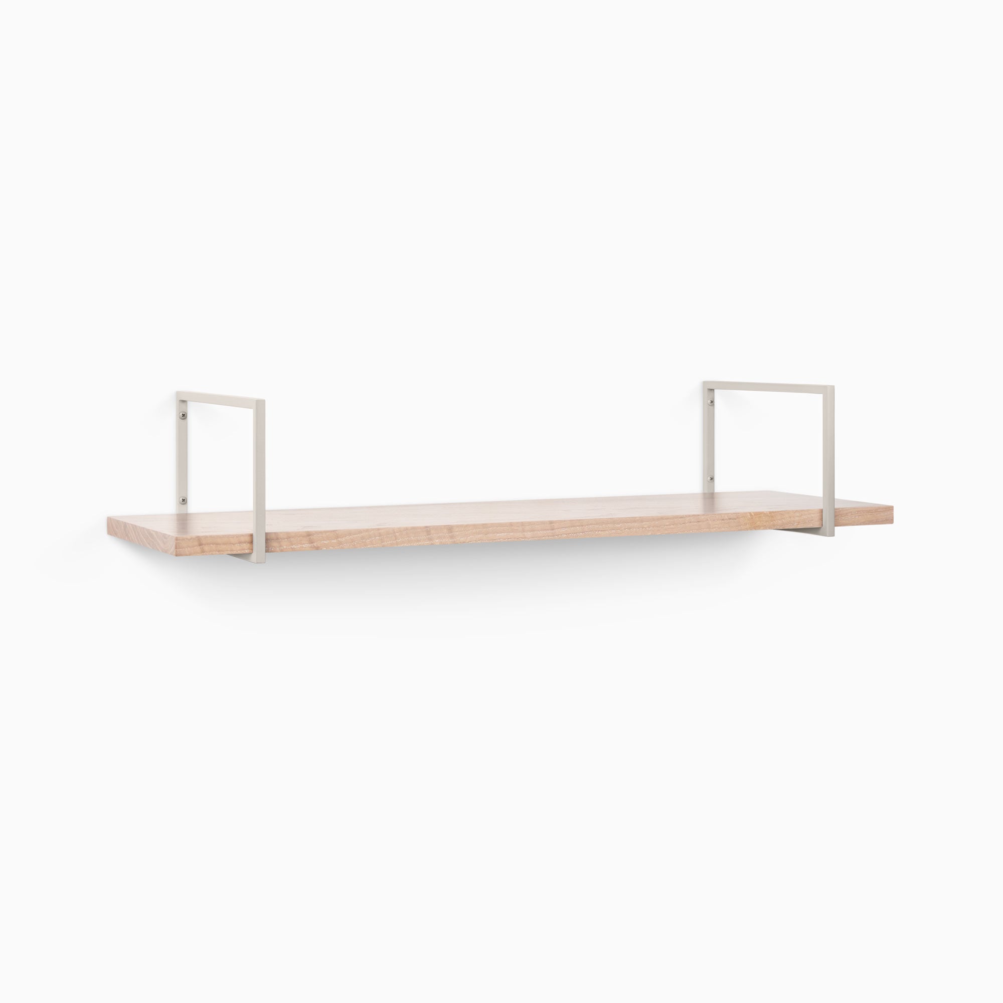 Bart Glazed White Oak Wall Shelf