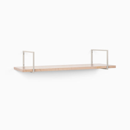 Bart Glazed White Oak Wall Shelf