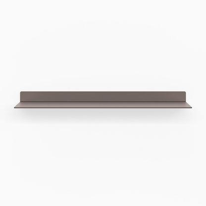 Beefy Bender FM 1 Metal Wall Shelf in minimalist arsenic finish, durable metal floating shelf designed for sleek wall display and organization.