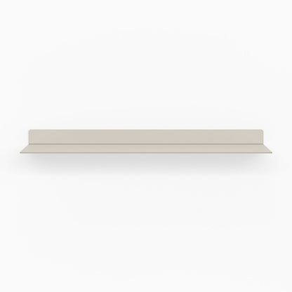 Beefy Bender FM 1 Metal Wall Shelf in neutral tone, featuring a sturdy minimalist design ideal for modern wall shelves and display ledges.