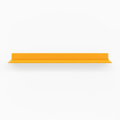 Beefy Bender FM 1 Metal Wall Shelf in bold orange crush, minimalist metal floating shelf designed for durable and stylish wall display and organization.