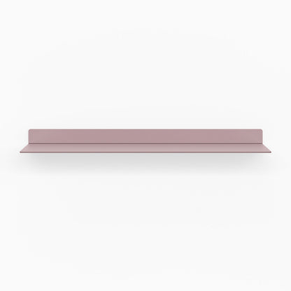 Beefy Bender FM 1 Metal Wall Shelf in muted purple dusk, minimalist metal floating shelf designed for durable, sleek wall display and organization.