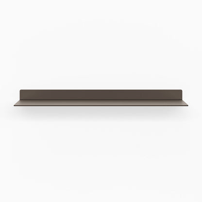 Beefy Bender FM 1 Metal Wall Shelf in matte tungsten finish, minimalist design for sturdy wall display and organization in modern living spaces.