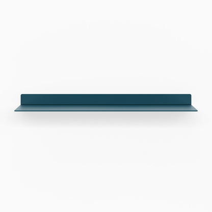 Beefy Bender FM 1 Metal Wall Shelf in deep winkler blue, minimalist metal floating shelf crafted for durable and functional wall display and organization.