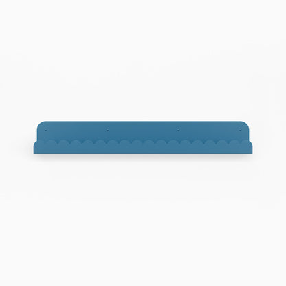 Mini Bubble Picture Ledge in steel with scalloped edge design for durable and stylish wall display and organization