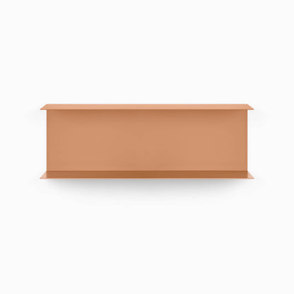 Double Bender Metal Wall Shelf