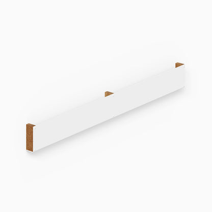 Minimalist Folio Art Book Display in white with natural wood accents, designed for wall organization and stylish, functional display.