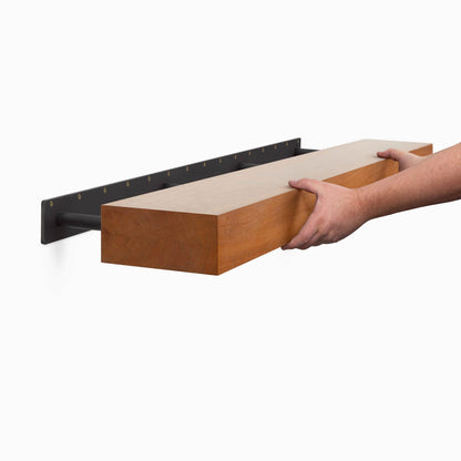 Glenn Mahogany Floating Mantel