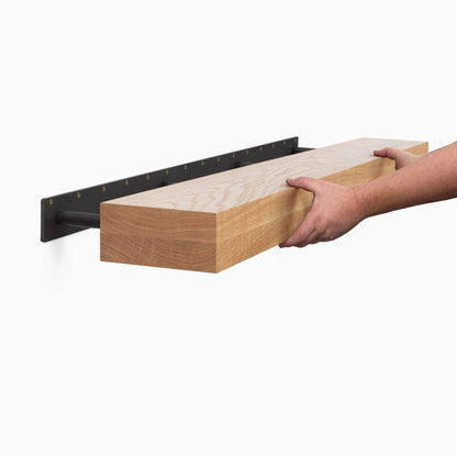 Glenn White Oak Floating Mantel