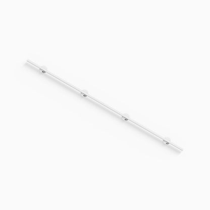 Grip Stair Rail shown as a long light colored stair rail with multiple mounting brackets on a white background