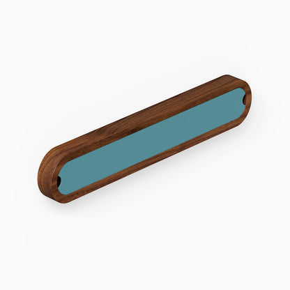 Nico Knife Rail featuring mixed-material design with solid hardwood frame and steel back, crafted for functional wall storage and organization.