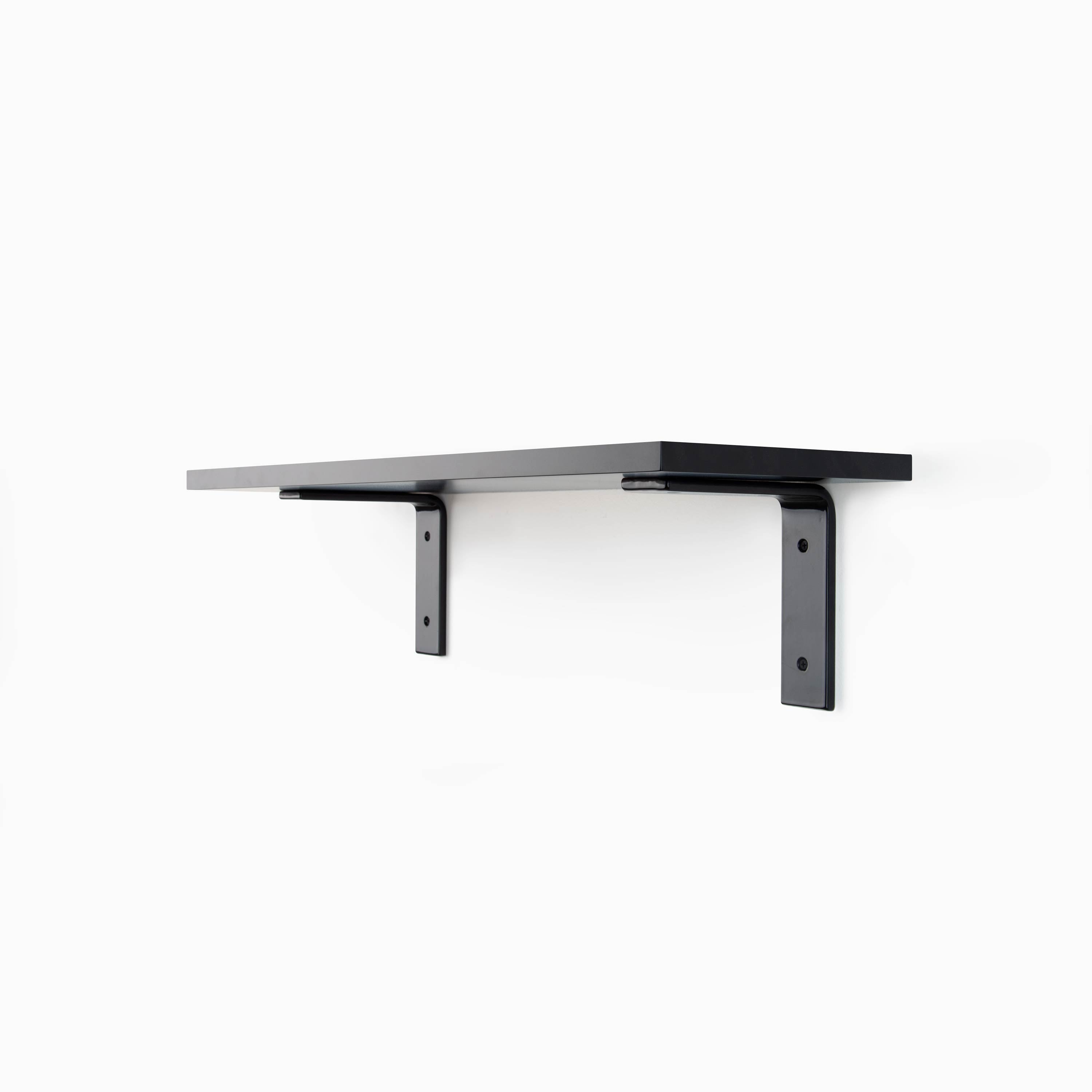 Leif Black Wall Shelf