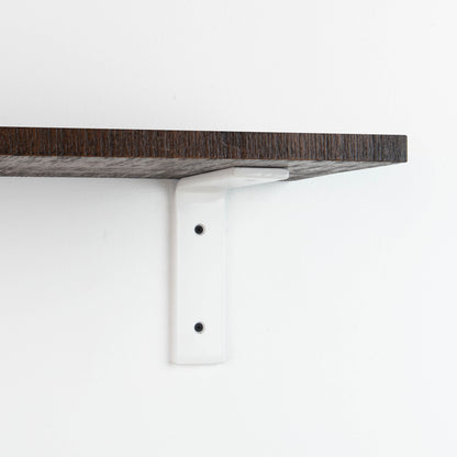 Leif Espresso Rustic Wall Shelf