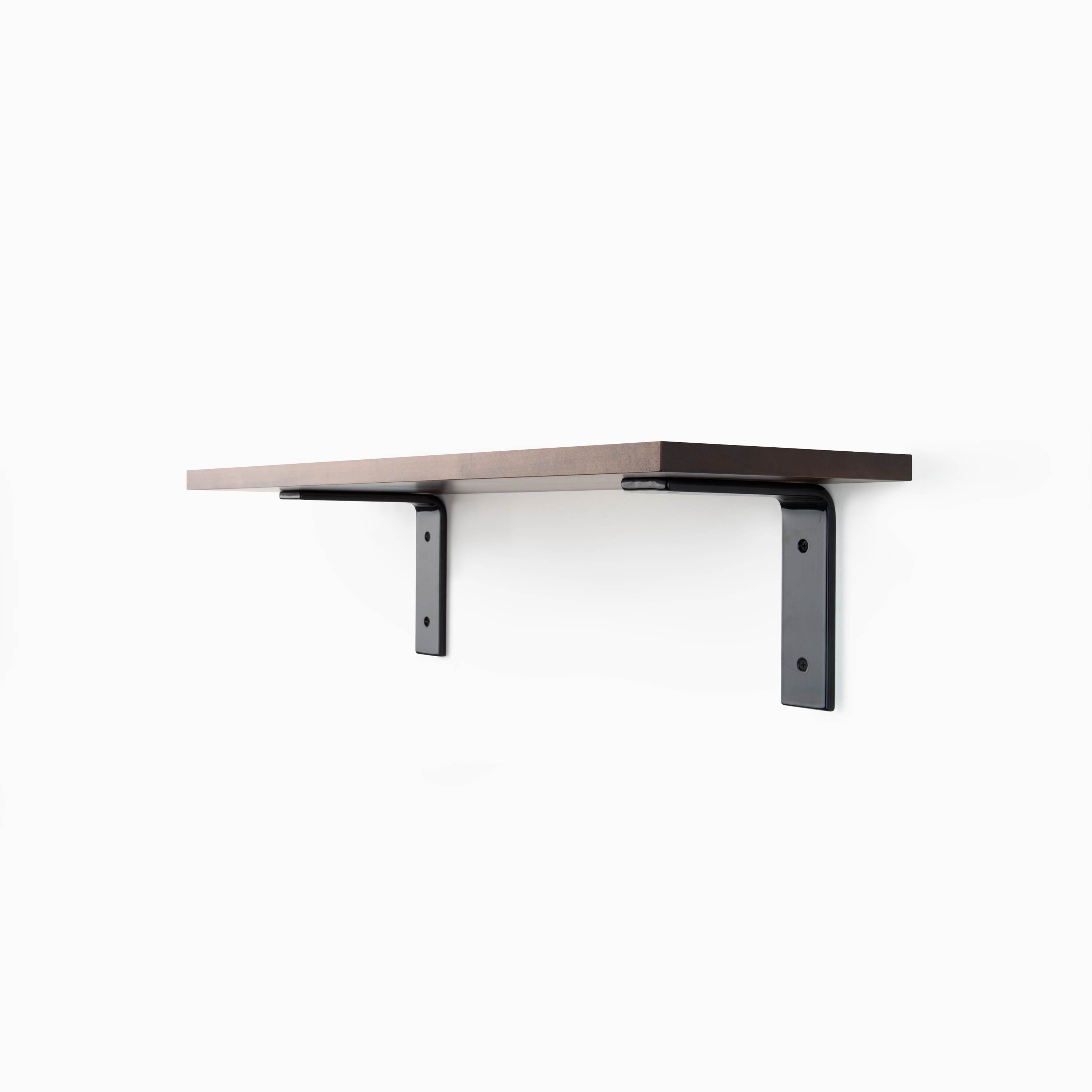 Leif Espresso Wall Shelf