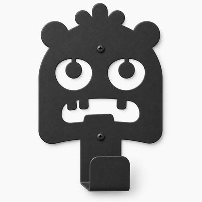 Little Hangups black monster wall hook adds playful wall organization for coats hats and everyday accessories