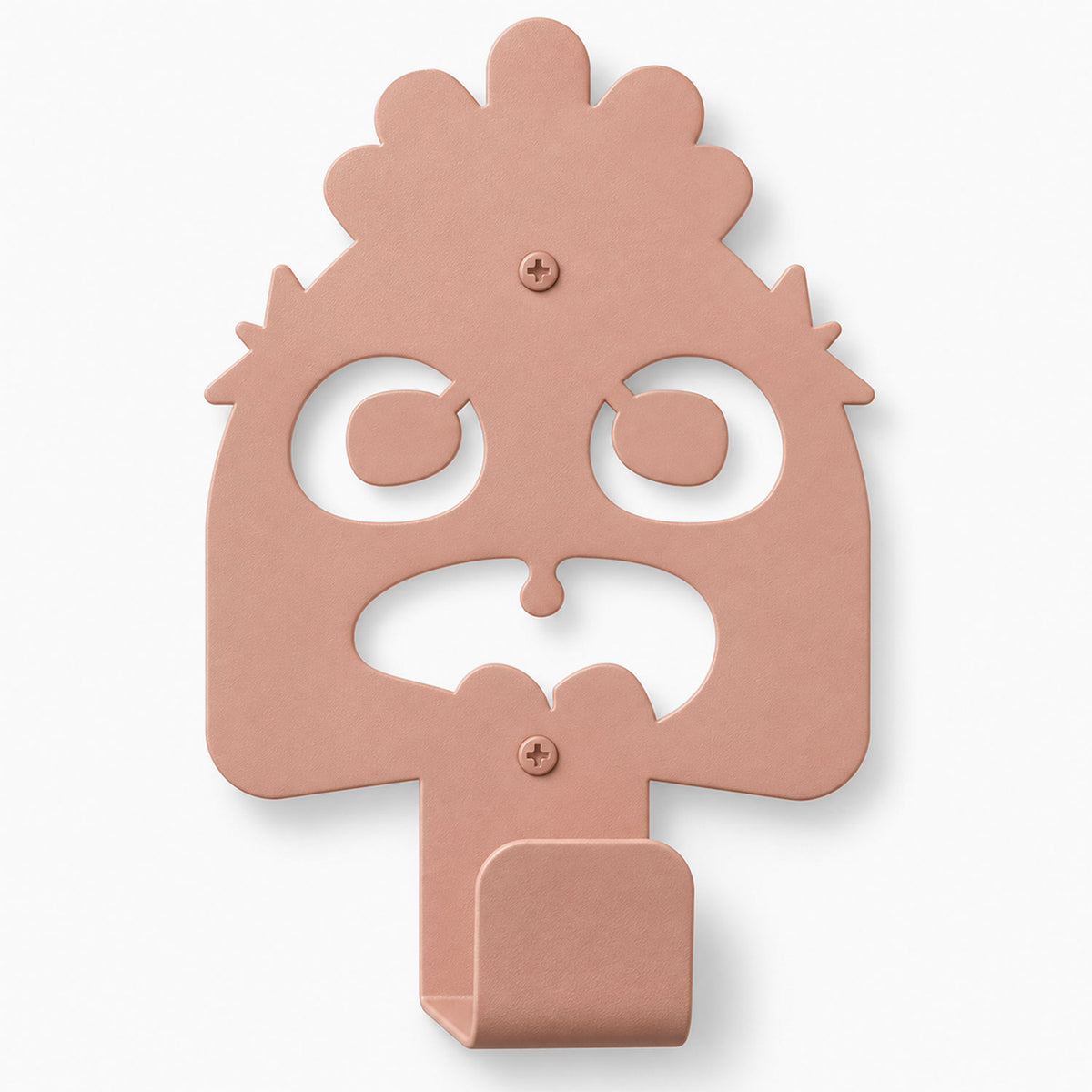 Little Hangups whimsical pink monster wall hook for playful wall decor and everyday organization