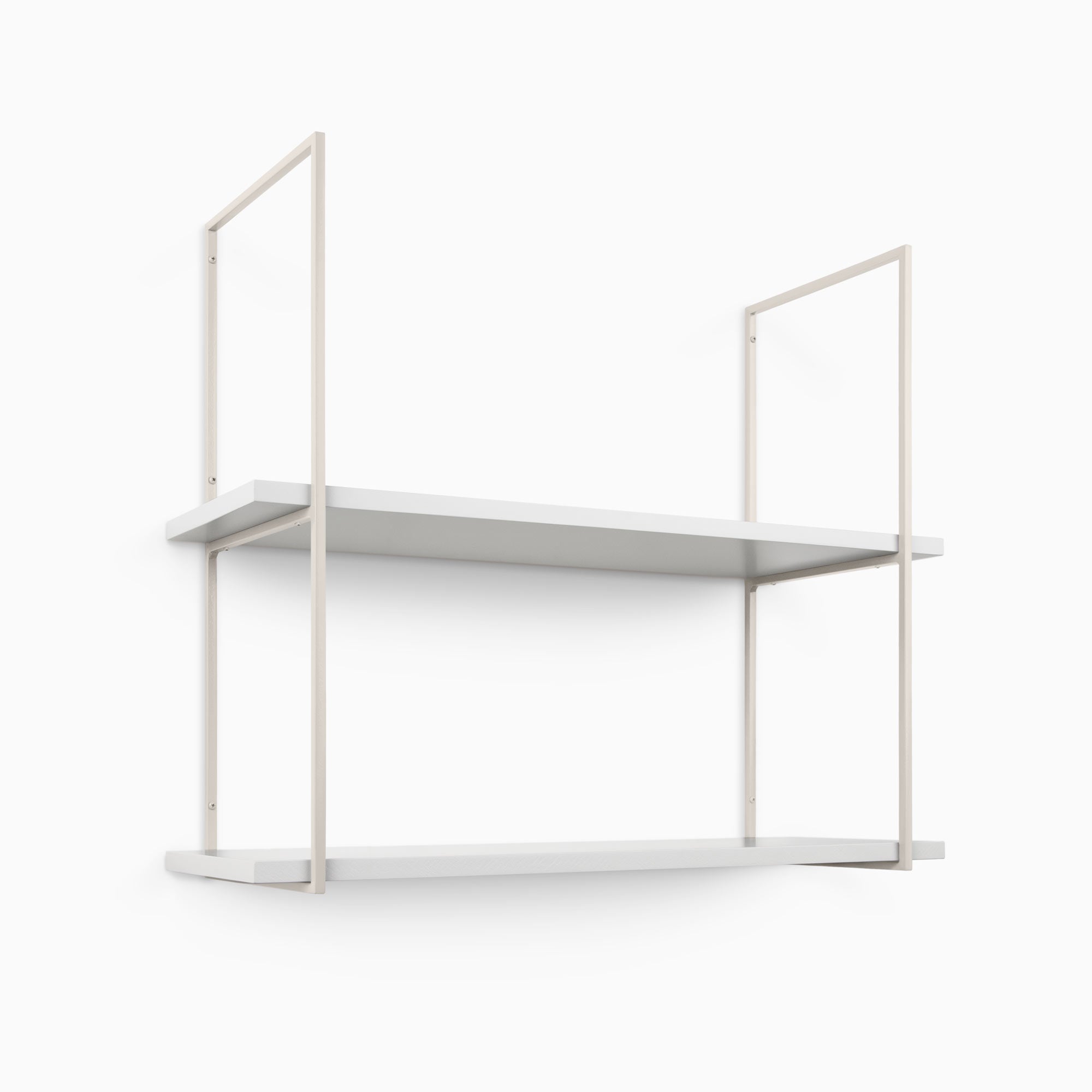 Lloyd White 2 Tiered Shelf