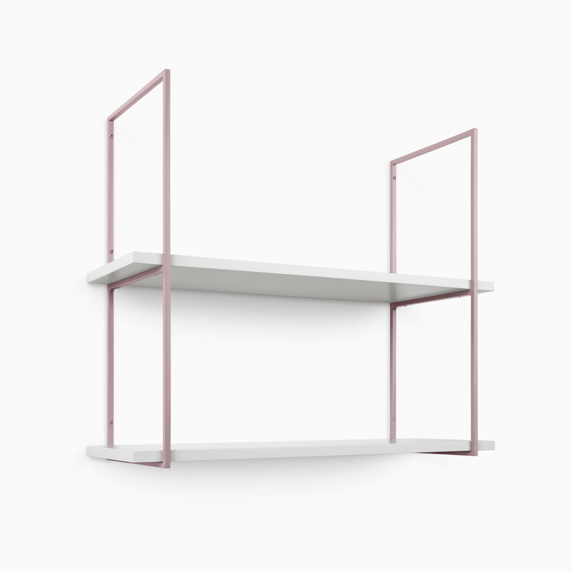 Lloyd White 2 Tiered Shelf