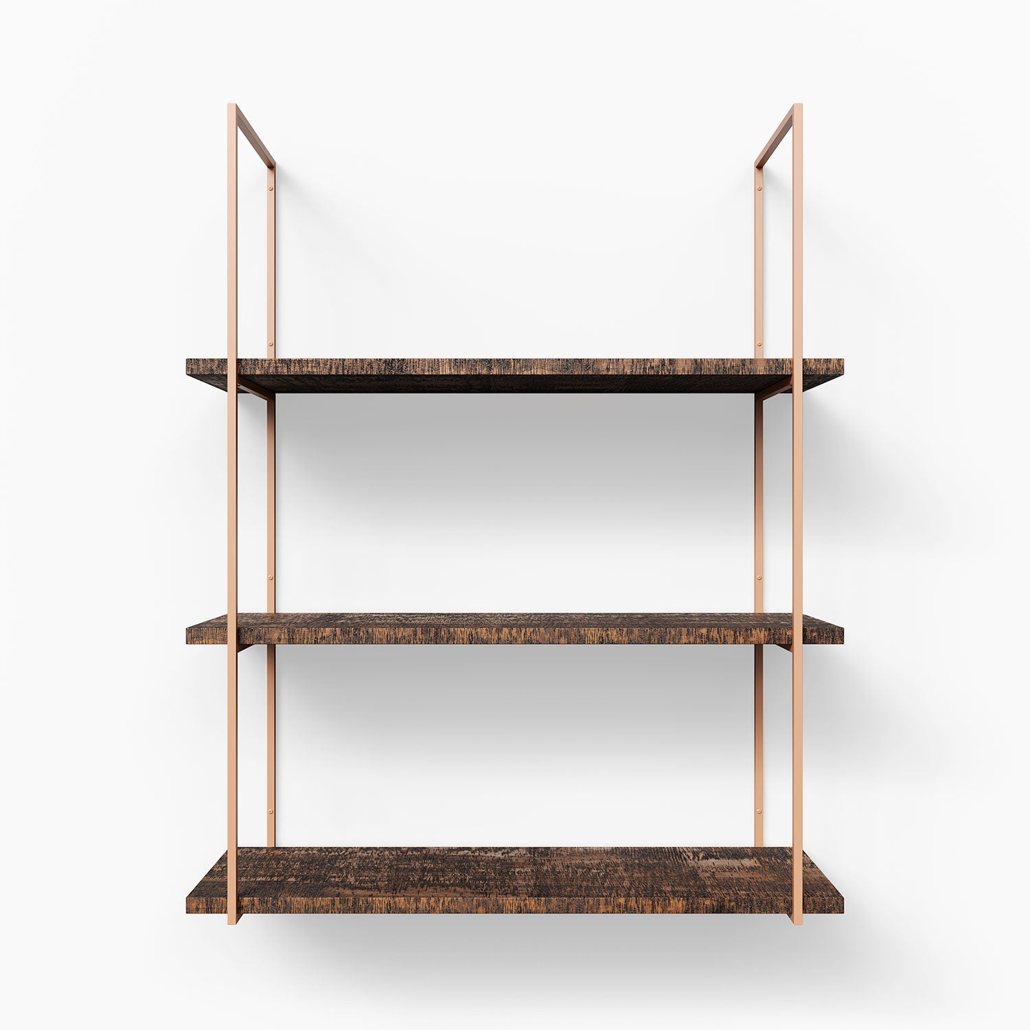 Lloyd Espresso Rustic 3 Tiered Shelf