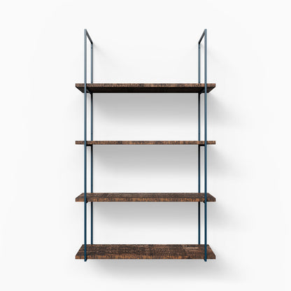 Lloyd Espresso Rustic 4 Tiered Shelf