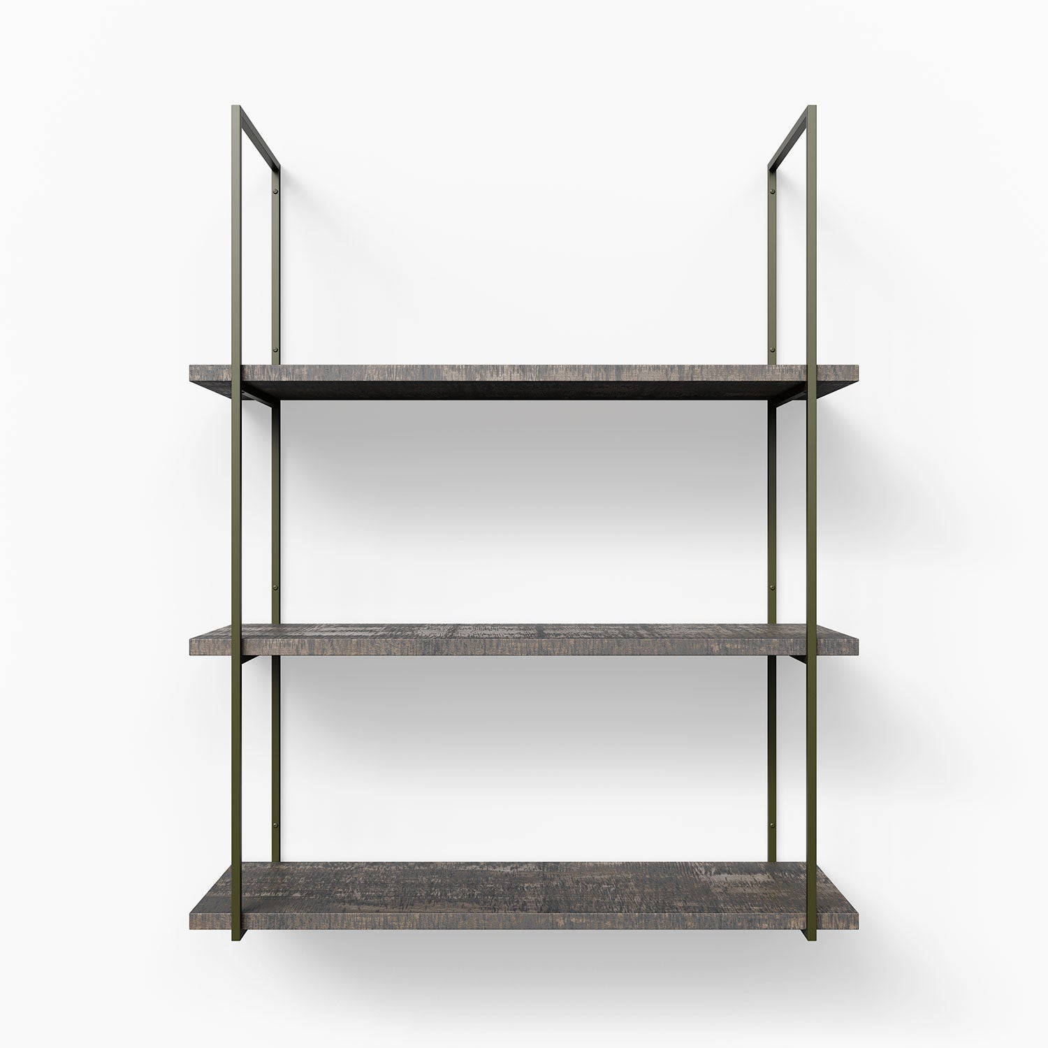 Lloyd Hatch Grey Rustic 3 Tiered Shelf