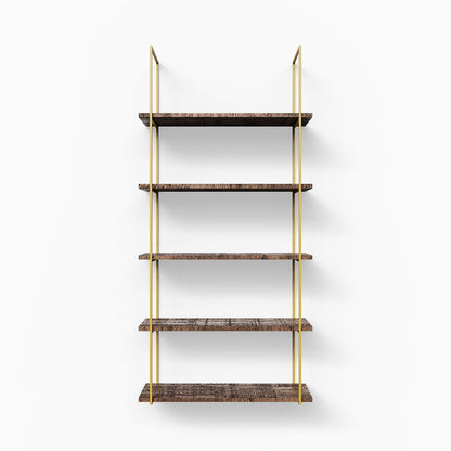 Lloyd Nutmeg Rustic 5 Tiered Shelf